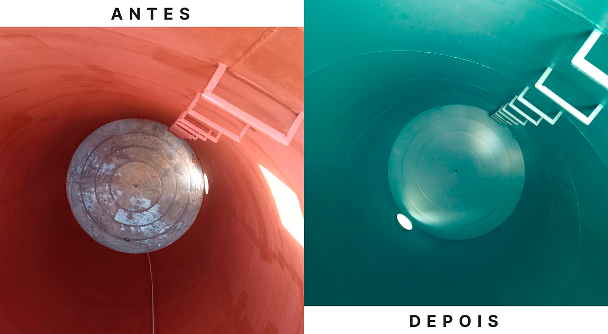 antes e depois